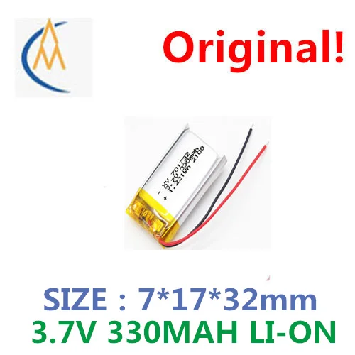 

buy more will cheap 701732 330 mah lithium-ion battery 3.7 V rechargeable battery factory direct selling belt protection board