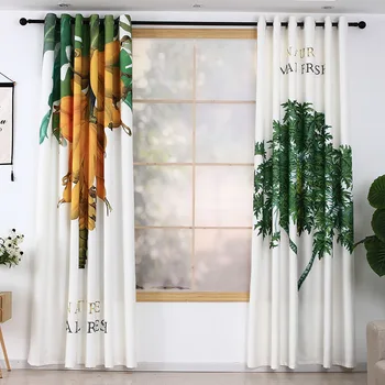 

Nordic Curtains For Living Room Bedroom Pringting Windows Blackout шторы для спальни Cortinas Dormitorio Cortinas Para La Sala