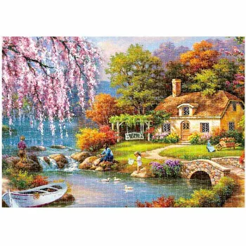 

47 Style Jigsaw Puzzles For Adults 1000 Piece Classic Jigsaw Puzzle Wooden Puzzle DIY Educational Jigsaw Modern Home Decor 2