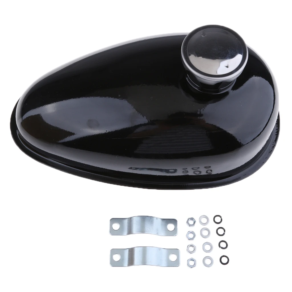 MOTORIZED  49CC 66CC 80CC METAL FUEL GAS TANK W/ CAP FILTER 3L
