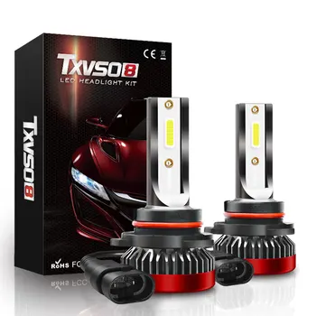 

TXVSO8 COB HB3 Led 12V Car Headlights 6000K White Light 40W/Bulb Universal Mini Diode 9005 Lamps 8000LM Ampoule Led Voiture 2020