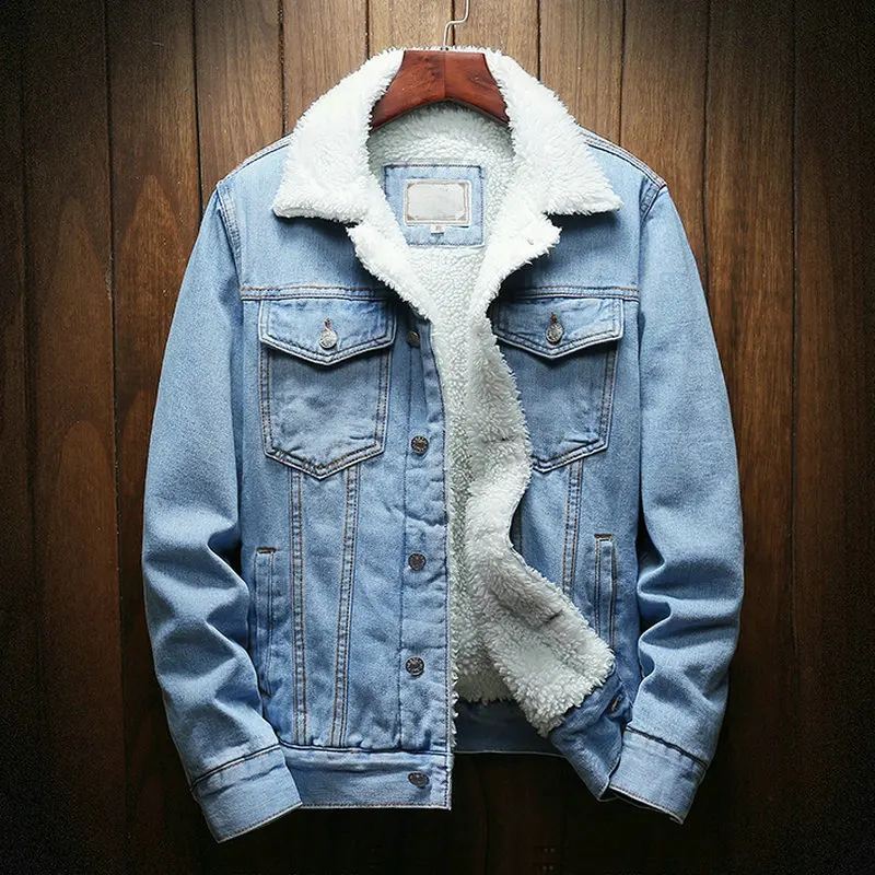 Streetwear Men Jacket And Coat Warm Fleece Denim Jacket 2020 Winter Fashion Mens Jean Jacket Outwear Male Plus Size Streetwear Men Jacket And Coat Warm Fleece Denim Jacket 2020 Winter Fashion Mens Jean Jacket Outwear Male Plus Size