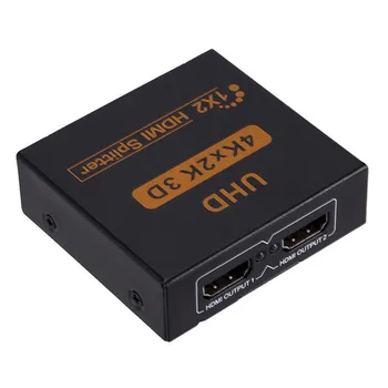 

Good Quality HDMI splitter One point two 1 in 2 out One in two out Support 4K*2K 3D video one point two