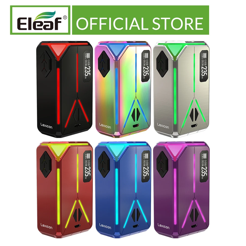 [Франция] распродажа оригинальный 235 Вт Eleaf Lexicon Mod max поддерживает атомайзер ELLO Duro 6
