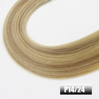 P14-24 Forever proHair 0,8 г/локон 16 дюймов настоящие Remy Fusion кератиновые человеческие волосы для наращивания, шелковистые прямые профессиональные салонные волосы - Цвет: P14-24