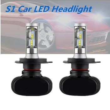 

2Pcs CSP H8 H11 Lamp H4 Led H7 H1 H3 light Car Headlight Bulbs For Auto S1 H27 881 HB3 HB4 Led Automotive 12V 50W 8000LM 6500K