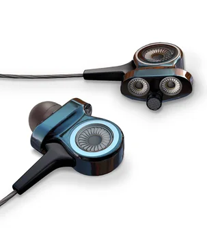 

Fmji8 Six Moving Ring Headphones In-ear Heavy Subwoofer Mobile Computer Universal Wired Noise Reduction Wire Control Headphones