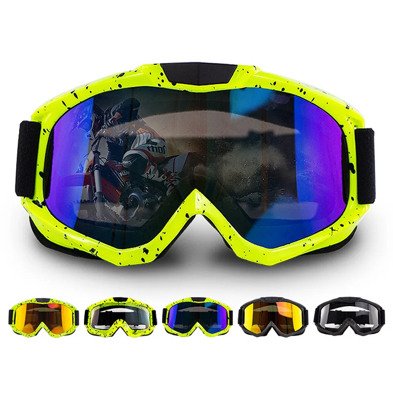 new Motocross Motorcycle Goggles ATV Off Road Dirt Bike DustProof Racing Glasses Anti Wind Eyewear MX Goggles