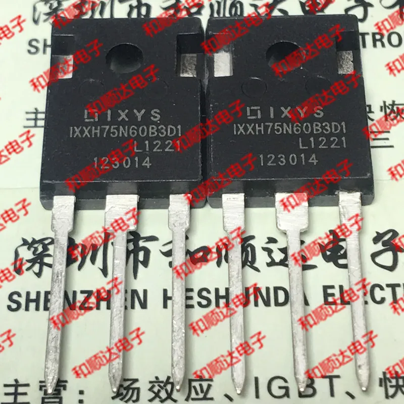 

10PCS IXXH75N60B3D1 TO-247 IGBT600V 160A