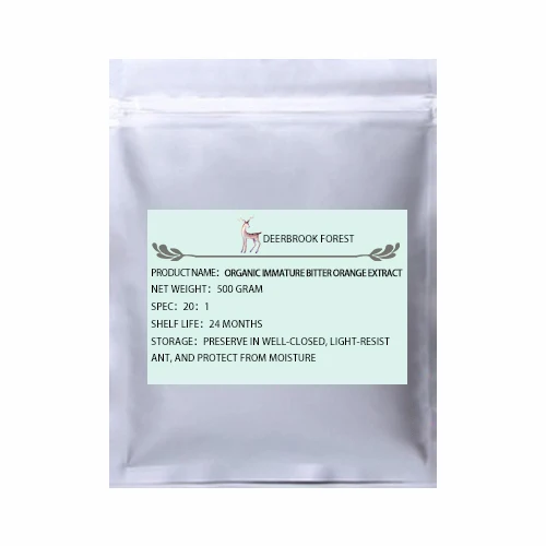 500g(17.65oz) USDA и EC сертифицированный органический незрелый горький апельсин экстракт 20:1 - Цвет: 500g(17.65oz)