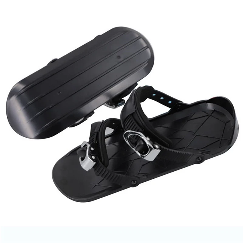 Mini Ski Skates Snowfeet Attach To Boots With Bindings One Size Fits All For Skier Adjustable Portable Skiing Shoes Snow Board