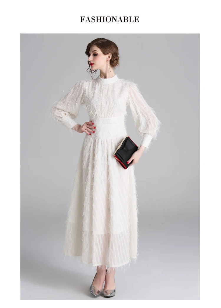 Белый кисточкой Абая Дубай мусульманский хиджаб платье Абая для женщин Кафтан Исламская одежда турецкие платья халат Femme одежда