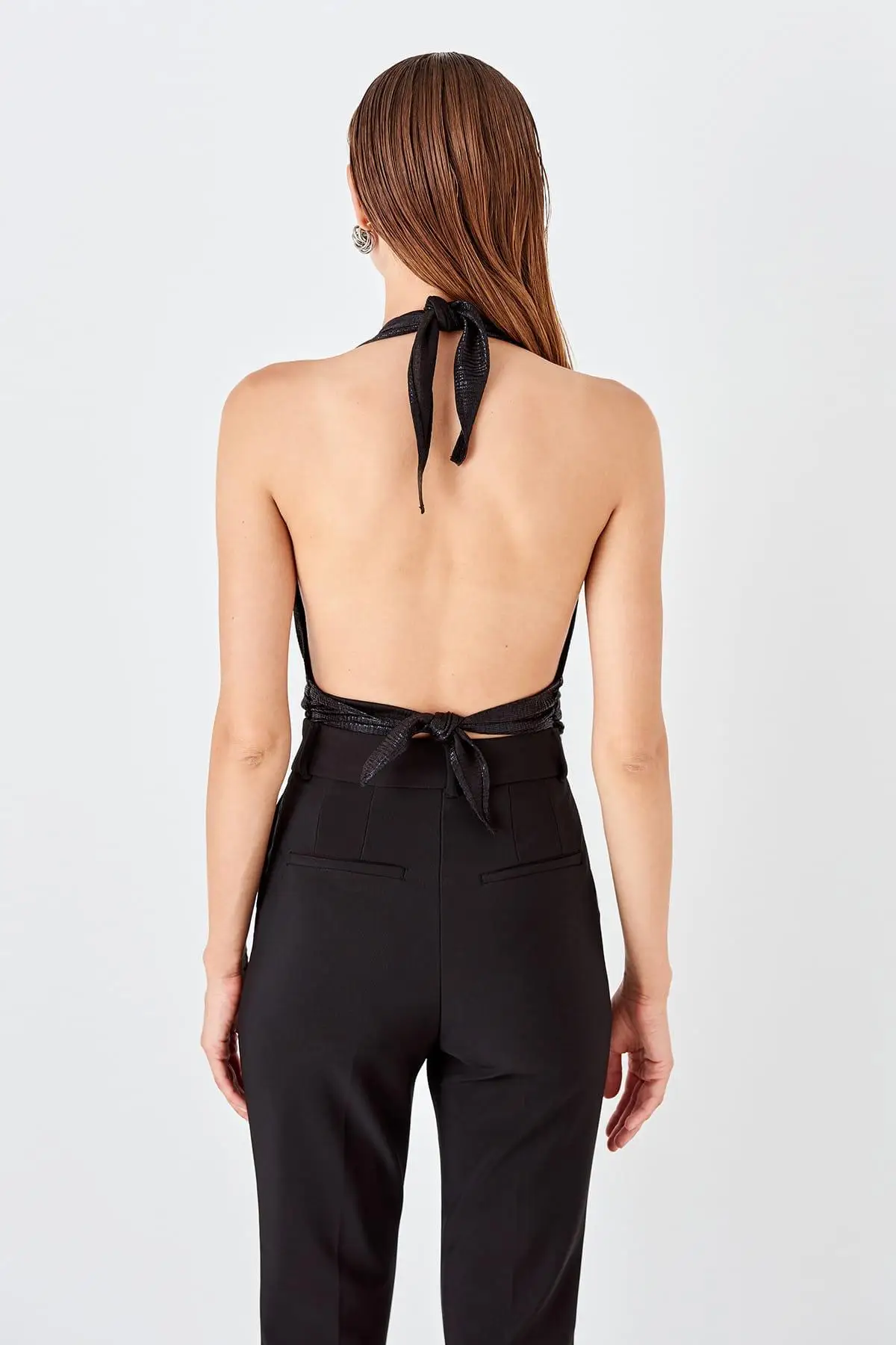 Trendyol черный лиф Bluz TPRSS19SE0108| |