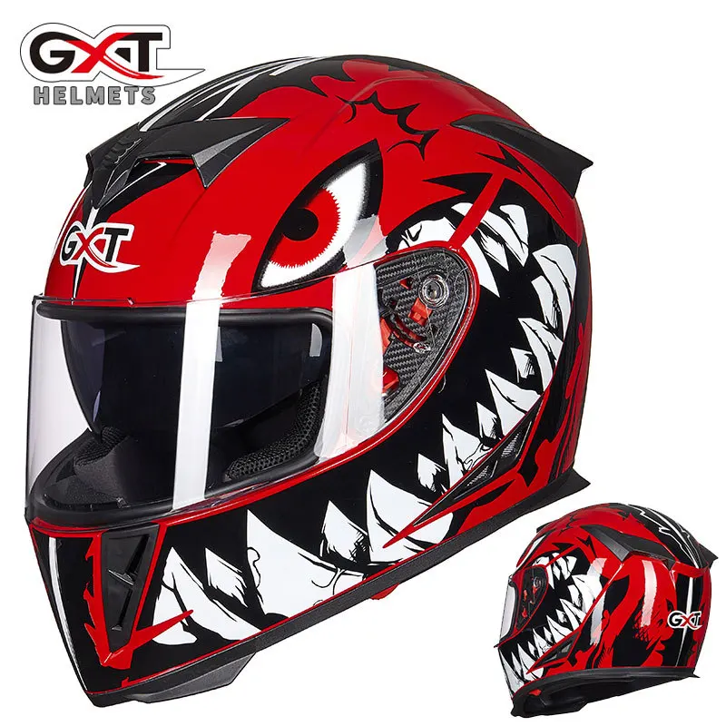 GXT мотоциклетный Полнолицевой шлем для мотокросса, внедорожный шлем для мотогонок, зимние мотоциклетные Шлемы Casco Capacete - Цвет: Model 9
