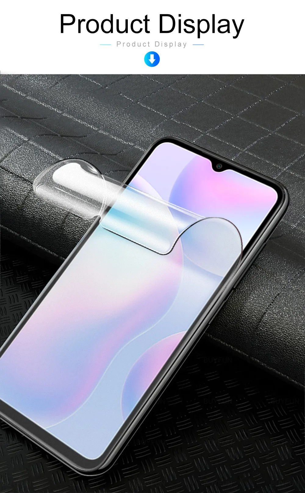 2pcs Full Curved Hydrogel Matte Film For Xiaomi Redmi Note 8 Pro Redme Note 8T 7 7s Anti-fingerprint Screen Protector Not Glass best phone screen protector