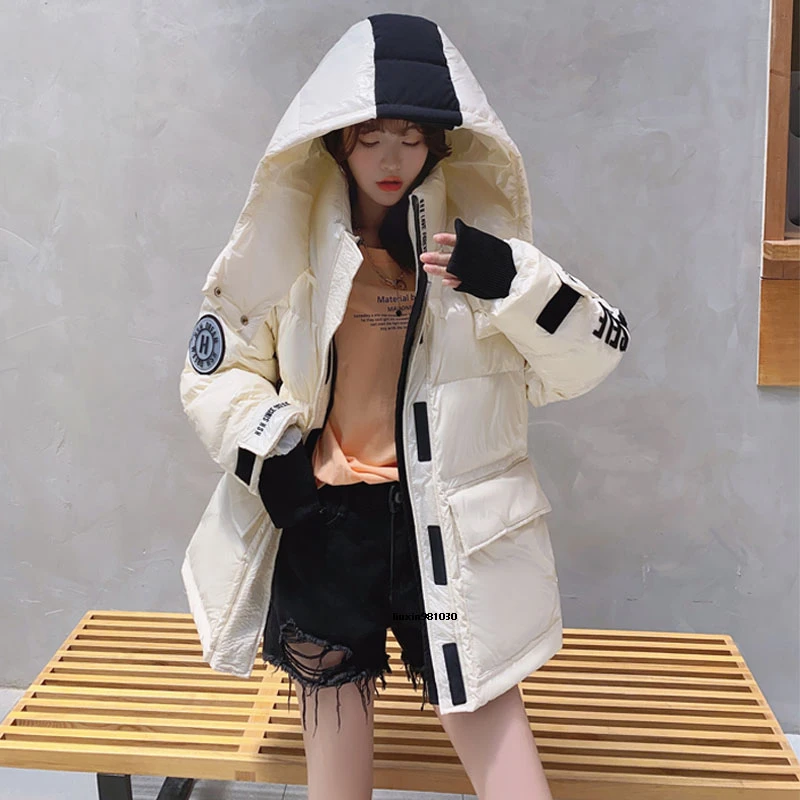 Custom Your Logo Candy Colors Glossy Shiny Puffer Jacket Duck Down Coat  Blank for Women - China Down Jacket and Down Coat price