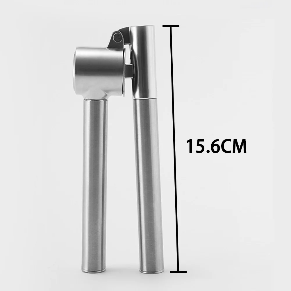 Squeezer Stainless Steel Easy Clean Masher Garlic Presser Crusher Anti-slip Manual Ginger Press