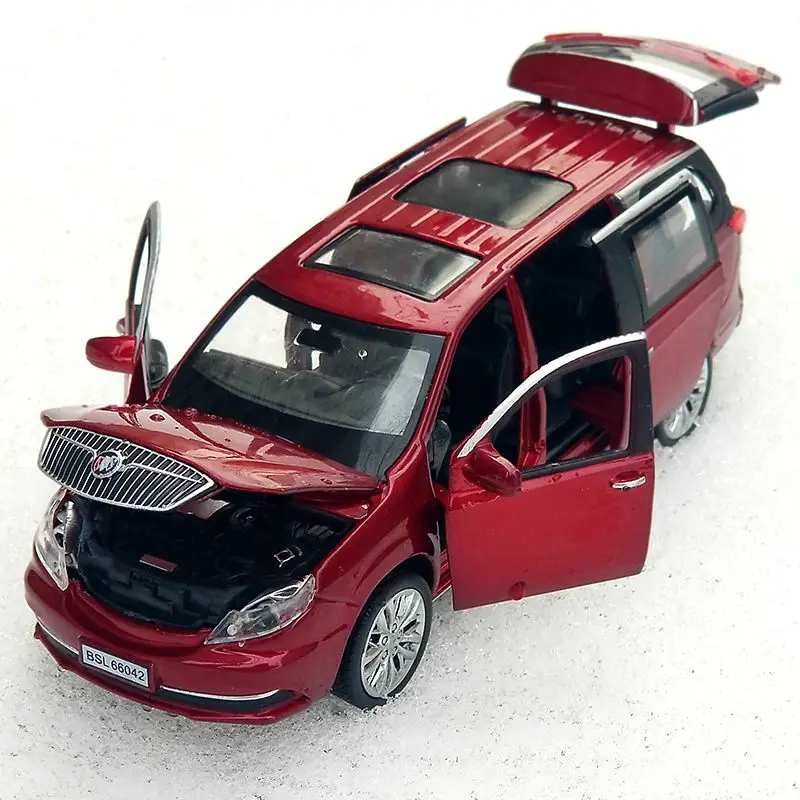 Масштаб 1:32 для GM BUICK GL8 литая металлическая Роскошная MPV модель автомобиля