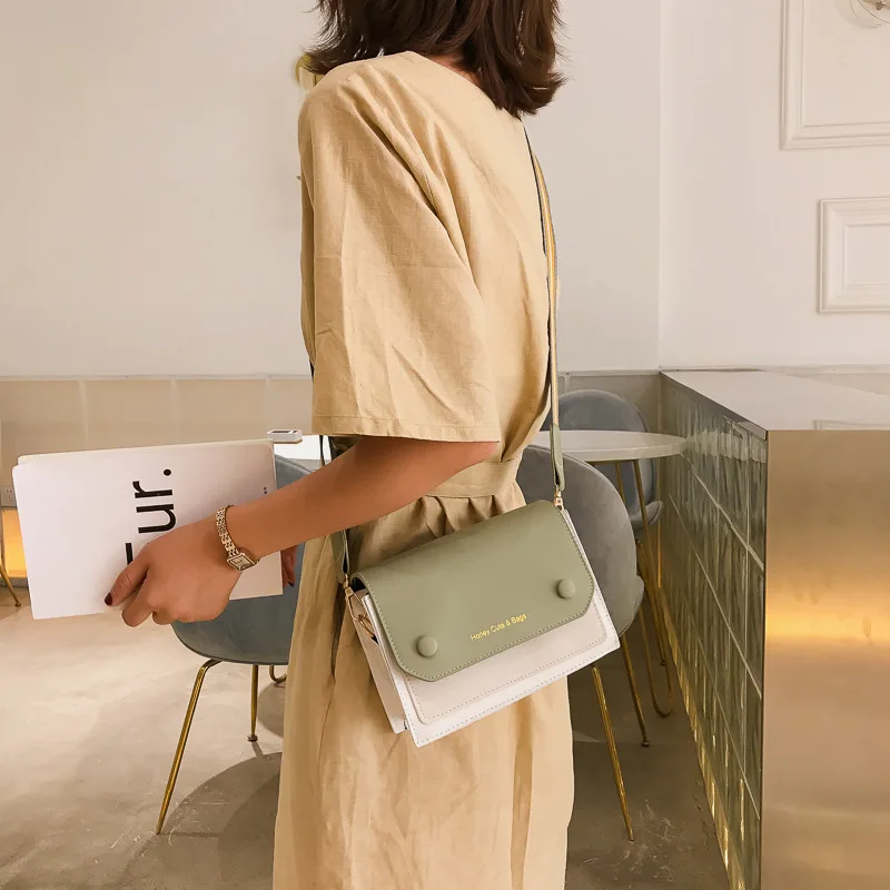 

Woman Bag 2019 New Fashion Texture Shoulder New Messenger Bag Solid Women Bag Shoulder Bags