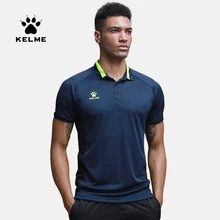 Мужские спортивные футболки-поло KELME, дышащие хлопковые футболки с коротким рукавом, спортивные футболки, 3881022 Мужские спортивные футболки-поло KELME, дышащие хлопковые футболки с коротким рукавом, спортивные футболки, 3881022