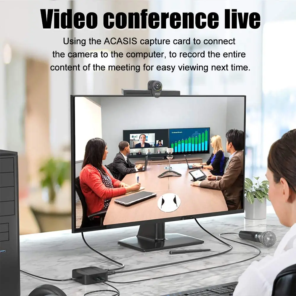 Acasis USB 3.0 4K 1080P 60fps Video Capture Card 