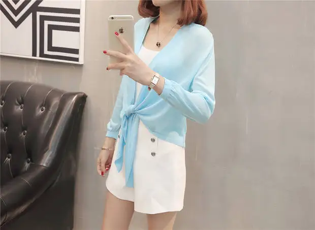 Cardigan Feminino Women Sweaters And Han Edition In The Summer Of 9261 New Ice Dress Small Cape Coat 18- Loft 2 Row 1 Shelves