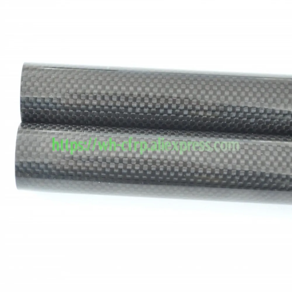 

24mm ODx 20mm ID Carbon Fiber Tube 3k 500MM Long (Roll Wrapped) carbon pipe , with 100% full carbon, Japan 3k improve material