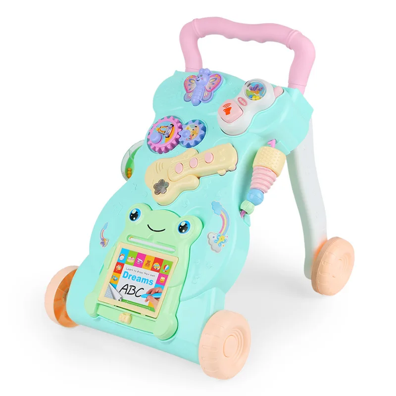 

Early Education Multi-functional Baby Walker Baby Standing Cart Toy Maternal And Child 6-7-18 Month 1-Year-Old