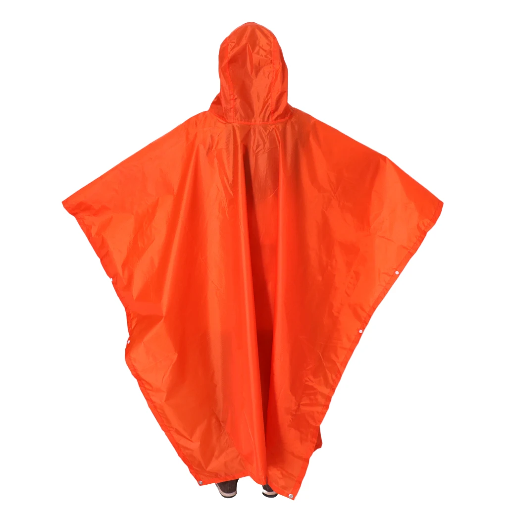 Multiuse Rain Poncho Outdoor Camping Blanket Emergency Backpack Rain Cover
