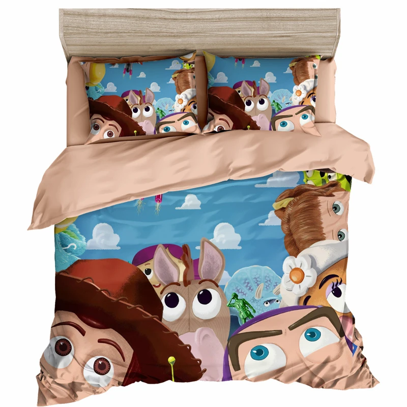 Комплект постельного белья с героями мультфильмов, Детские пододеяльники, пододеяльник, наволочки для девочек и мальчиков, детские подарочные одеяла, постельные принадлежности, набор s - Цвет: WJ-17