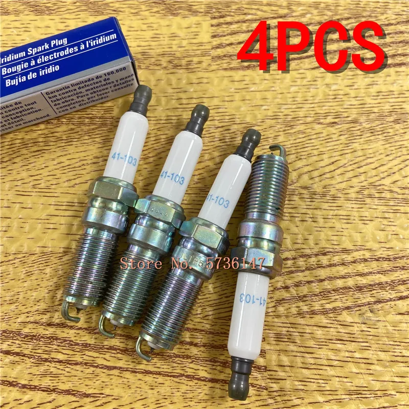 (4PCS/Lot) Original Iridium Spark Plug OEM 12625058 41 103 Car Candle