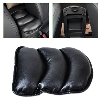 

Universal Car PU Leather Soft Central Armrest Console Box Pad Cover Cushion Armrest Seat Protective Soft Mat car Pad Auto Access