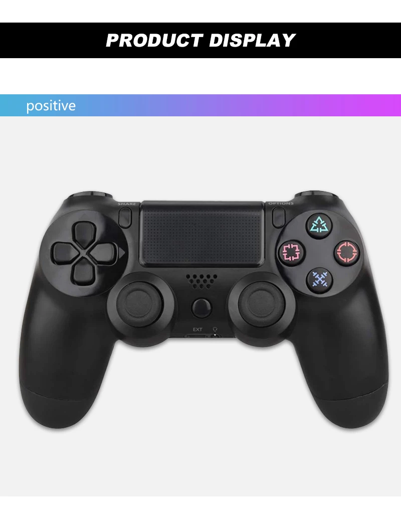 Для sony Ps4 Bluetooth беспроводной контроллер для Playstation 4 беспроводной двойной шок вибрации джойстик геймпады для Ps4 контроллер