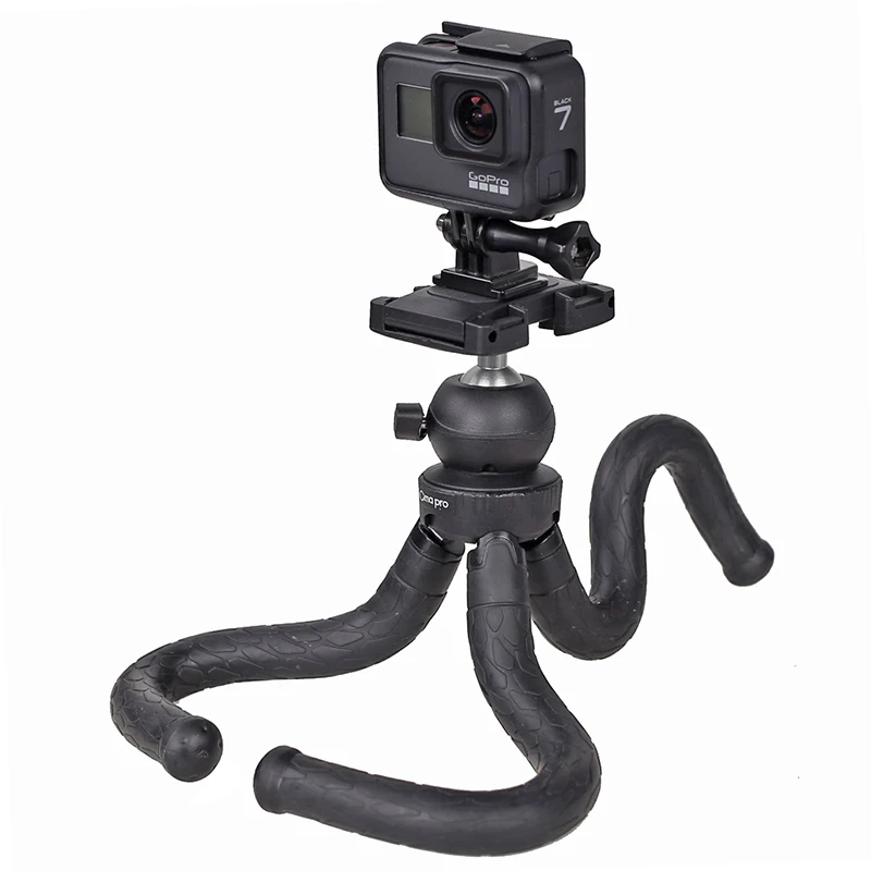 XIANYUNDIAN RM-30II Travel Outdoor Mini Bracket Stand Octopus Tripod Flexible Tripe Tripode for Phone Digital Camera Compatible with GoPro Camera Tripods