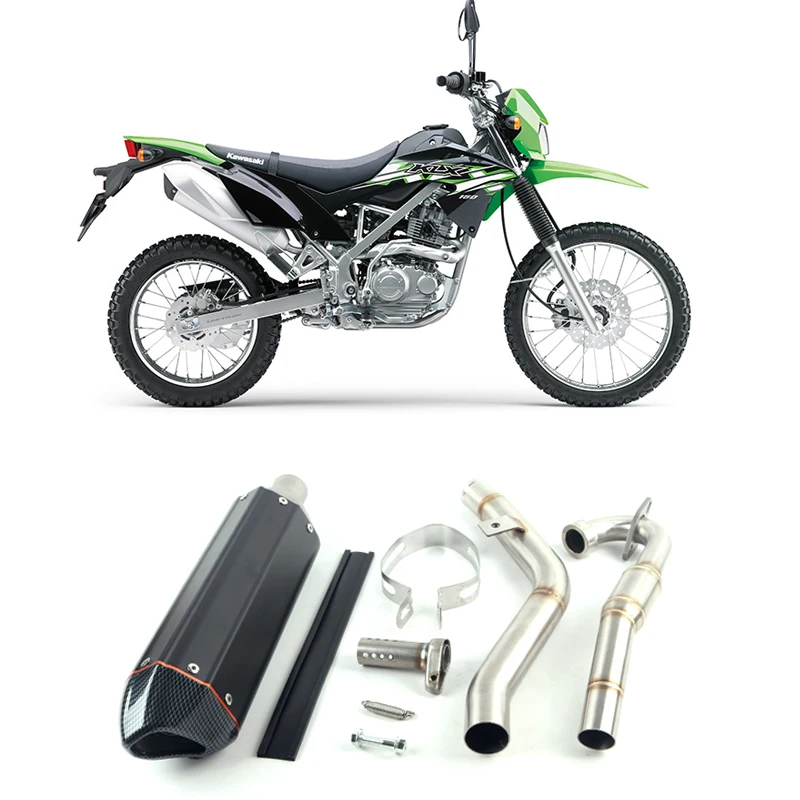 

KLX 150 Pipe KLX150 Front KLX150BF KLX150L Muffler Motorcycle Modification off-Road Vehicle Exhaust Escape