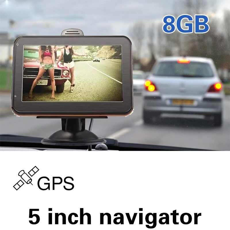 Gps навигатор Автомобильный gps навигатор Универсальный Автомобильный навигатор электронный альбом Электроника FM 5 дюймов Многофункциональный