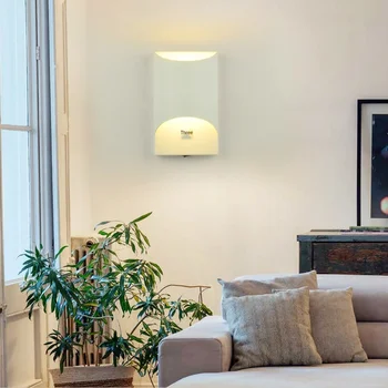 

Indoor Wall Lamp USB Charging with Switch Creative Simple Modern Living Room Dining Bedroom Bedside
