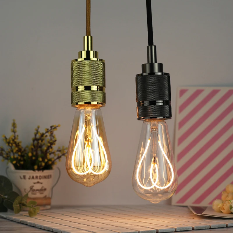 St64 Retro Light Bulb E27 220v 110v 4w Led Flexible Light Bar Retro Lamp  Love Filament Lamp Decoration Love Support Dimming - Led Bulbs & Tubes -  AliExpress