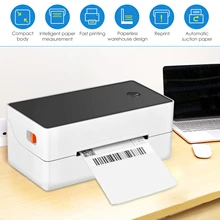 Étiquette d'expédition Imprimante 4 "x 6" Imprimante D'étiquettes Thermiques pour Expédier Des Colis Haute Vitesse D'impression Étiquette Écrivain pour Windows /Bluetooth