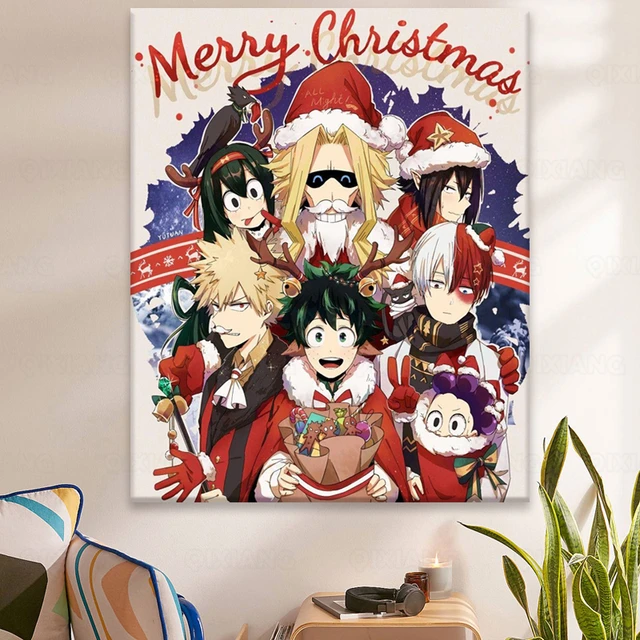 Anime japonês impressão em tela meu herói acadêmico parede arte figura  desenho animado personagem animação cartaz decoração para casa imagem -  AliExpress