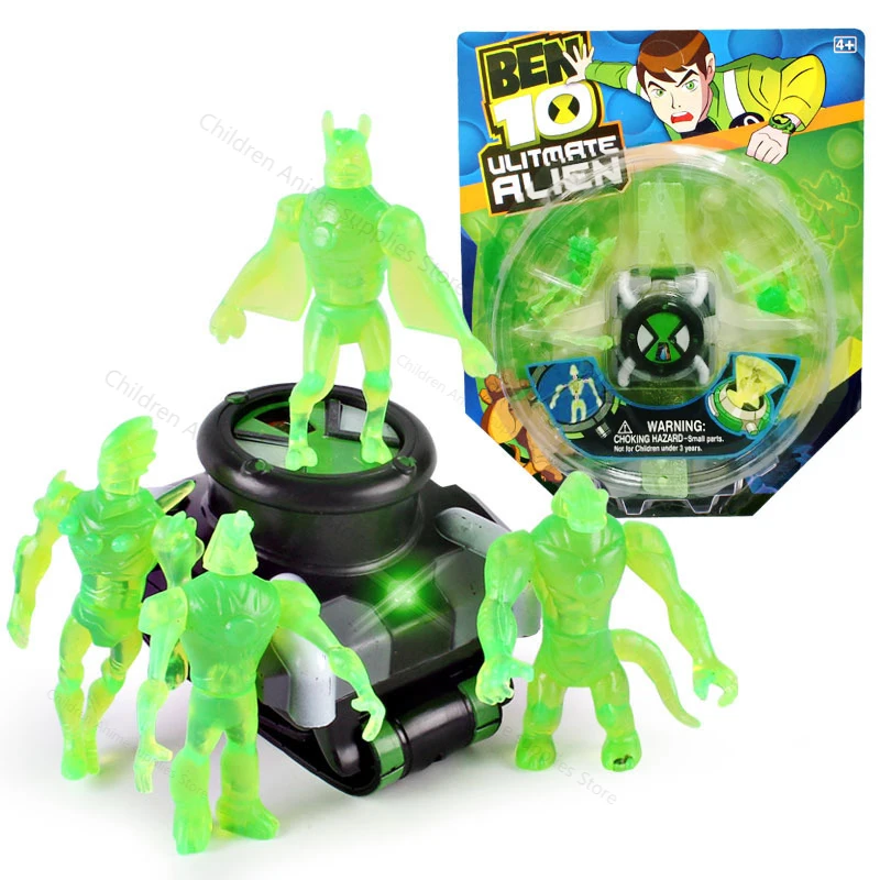 

BEN10 Omnitrix Toy Kids Watch Cartoon Children 3D Projector Watch Genuine Anime Figures Model PVC Toys for Boys Birthday Gifts