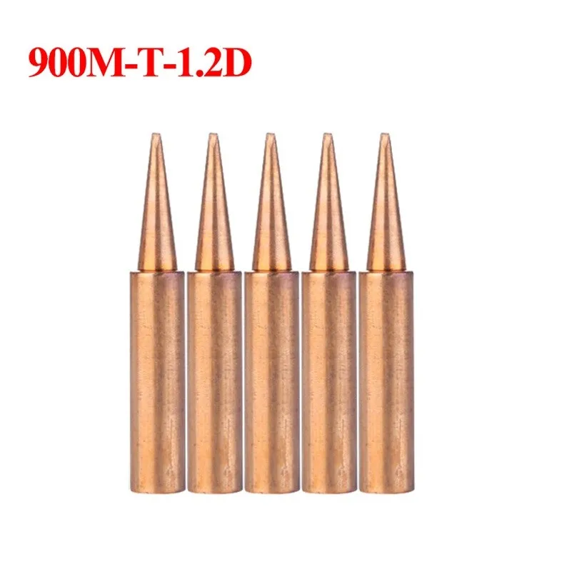 cool welding helmets 5Pcs Pure Copper Soldering Iron Tips 900M-T B/I/IS/K/SK/1C/2C/3C/4C/0.8D/1.2D/1.6D/2.4D/3.2D Lead Free Welding Tips Head aluminum welding sticks