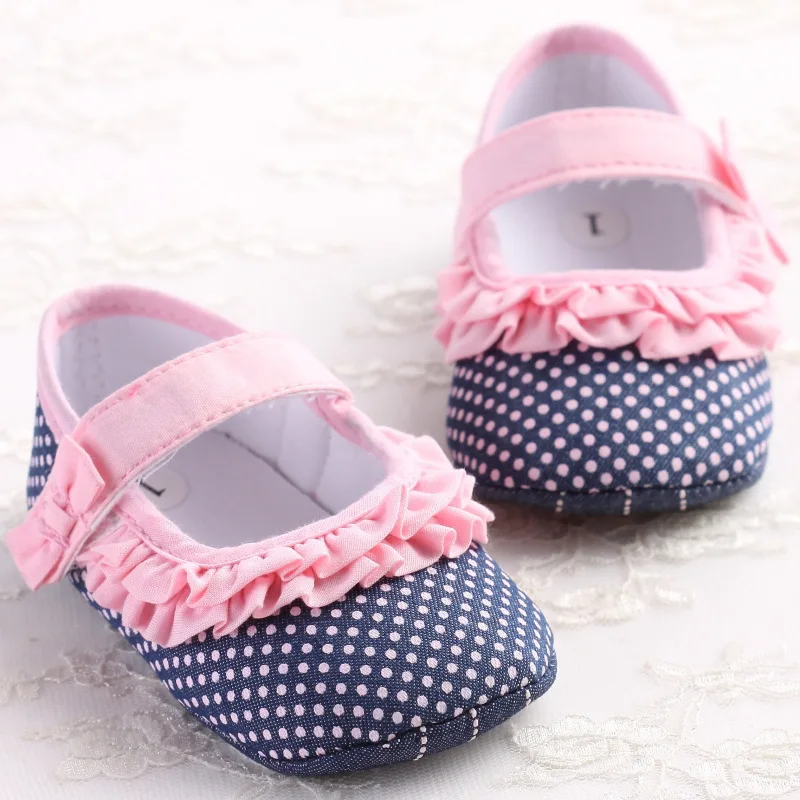 

0-1-Year-Old Female Baby Toddler Shoes Cute Princess Series Soft-Sole BABY'S Shoes