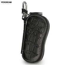 Модный кожаный чехол для ключей, сумка для ключей, кожаная мужская и женская сумка для ключей