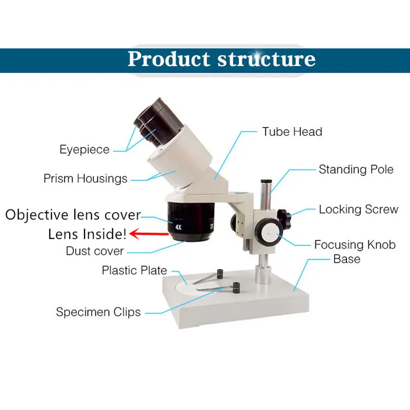 US $89.93 Pcb Soldering 20x 40x Binocular Stereo Microscope Mobile Repair Tool With Gift Fluorescent Light