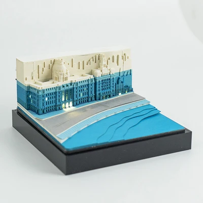 Творческий 3D прекрасный блокнот архитектурные Творческий Бумага резьба записка-напоминание Pad плед Бумага древних Стиль любовный подарок, подарок на день рождения - Цвет: 001