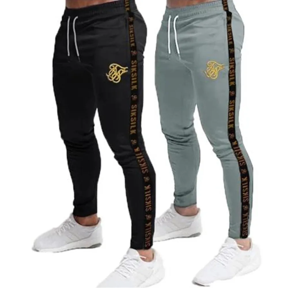 

Men's high-quality Sik Silk brand polyester trousers fitness casual trousers daily training fitness casual sports jogging pants