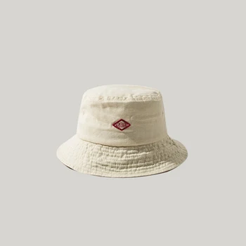 

Hat new spring wash letter basin hat female casual old personality fisherman hat female