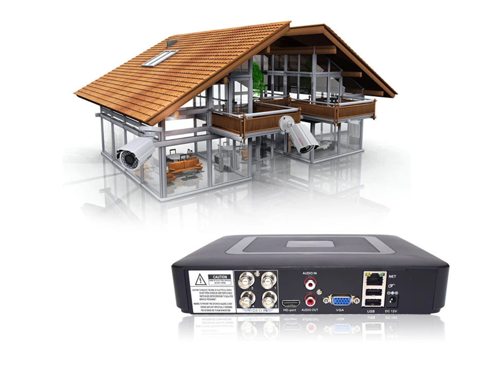 Sistema de Segurança 5 em 1 Cctv Sistema Pces Câmeras 1080 p 2mp Infravermelho Ahd 1200 Tvcctv Câmera Kit 4ch Dvr 2 5 Sistema de vigilância