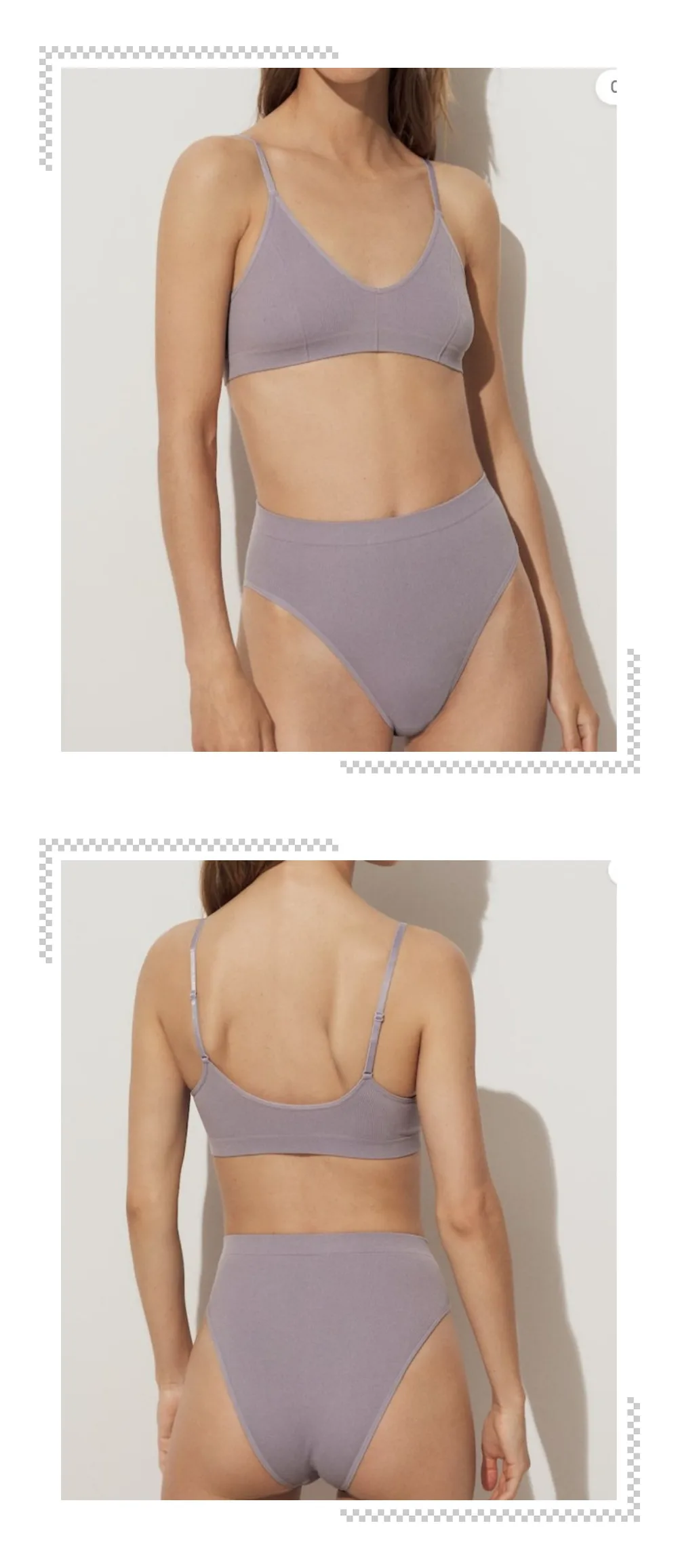 Seamless Tube Top Women's Ribbed V-Neck Wireless Bralette U-Back Daily Wear Bra Sexy Lingerie Adjust Straps Sports Underwear M-L